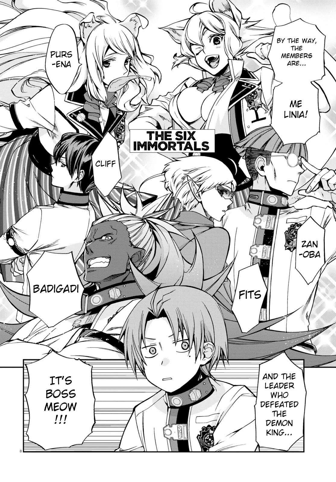 Mushoku Tensei – Isekai Ittara Honki Dasu Chapter 91 - Page 8 in English