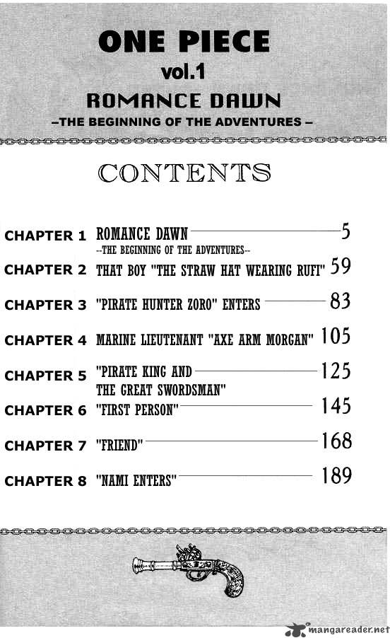One Piece Chapter 1 - Page 3 in English