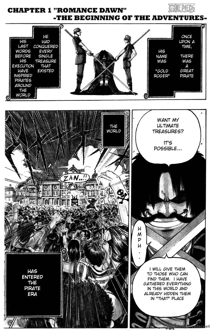 One Piece Chapter 1 - Page 4 in English