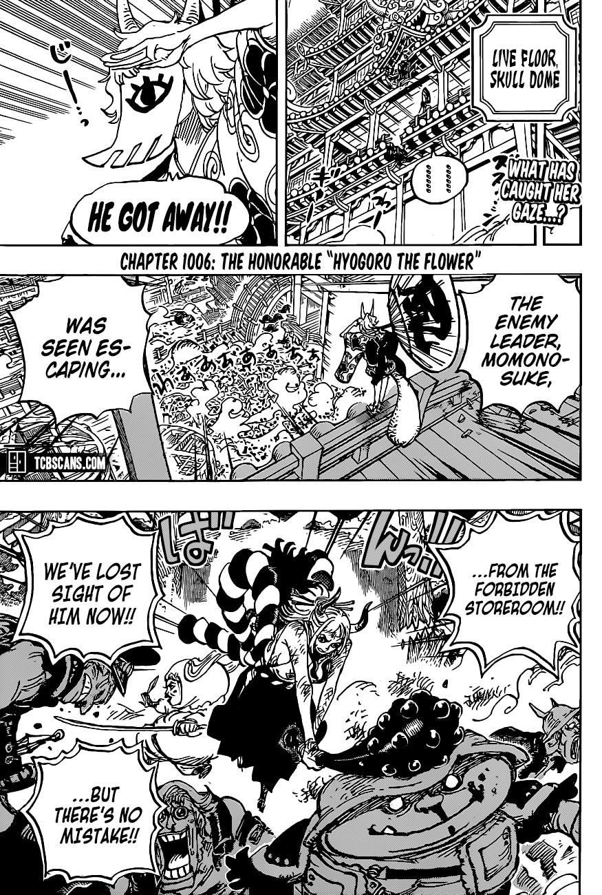 One Piece Chapter 1006 - Page 3 in English