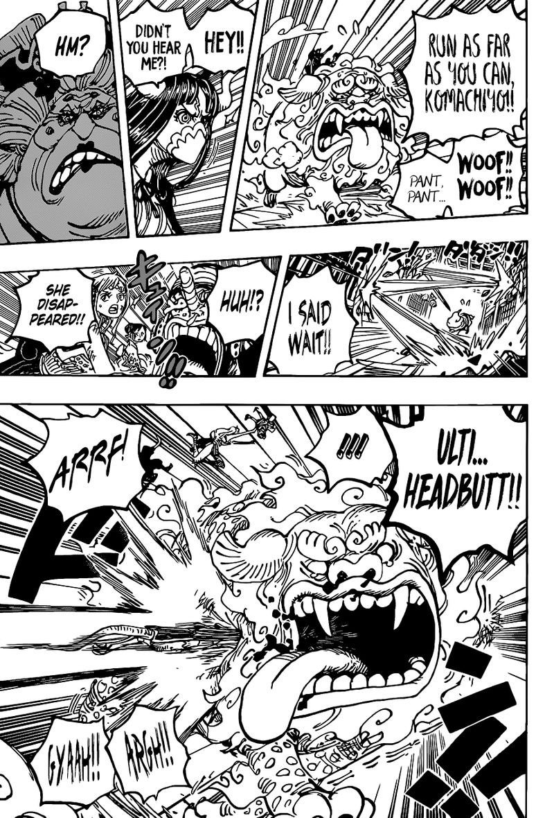 One Piece Chapter 1012 - Page 13 in English