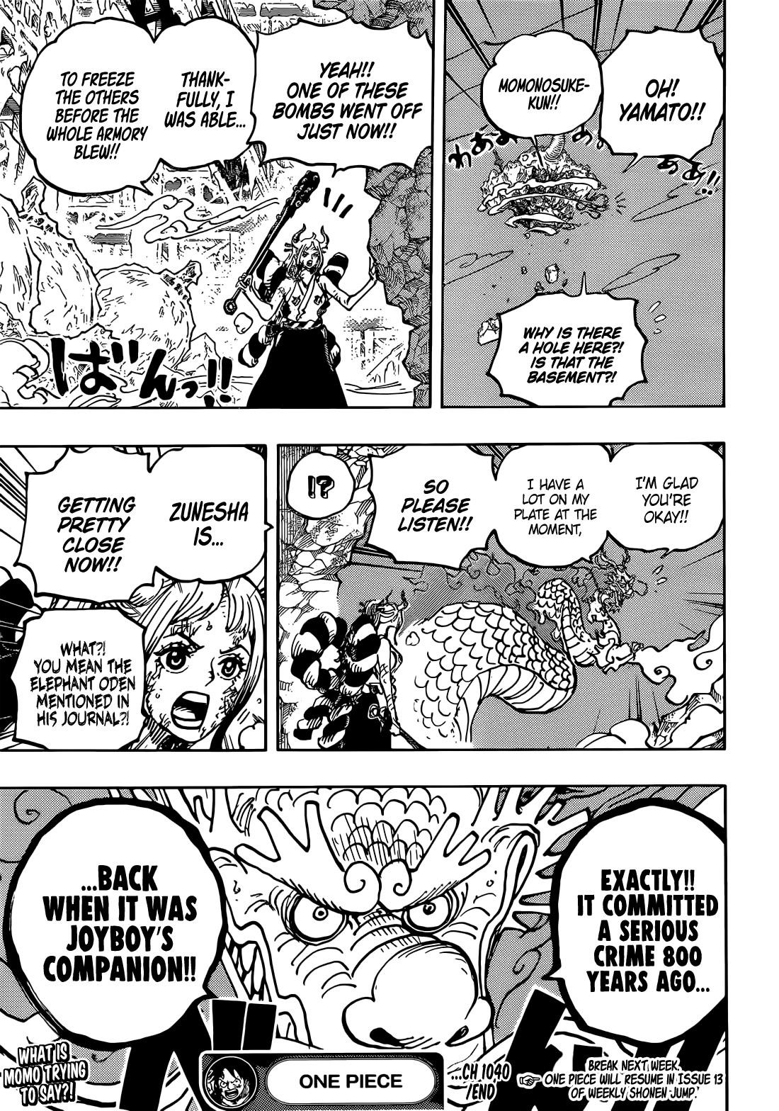 One Piece Chapter 1040 - Page 12 in English
