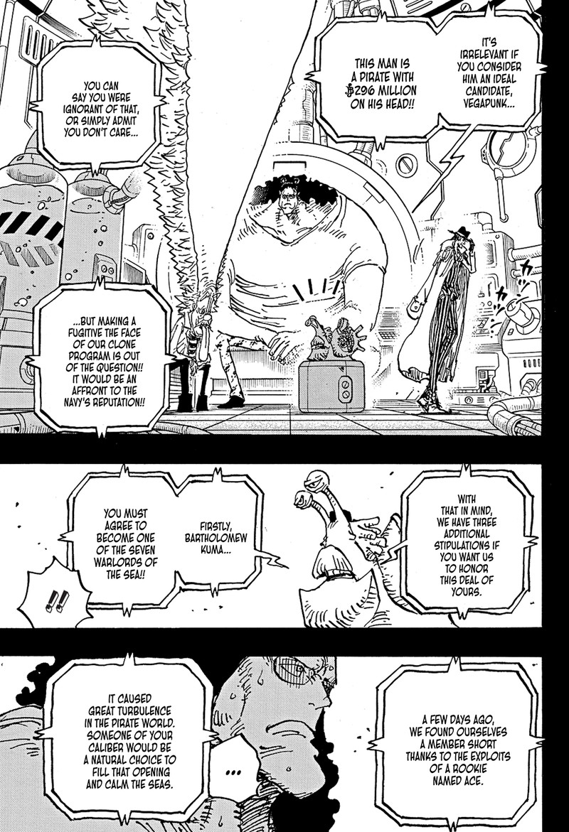 One Piece Chapter 1100 - Page 3 in English