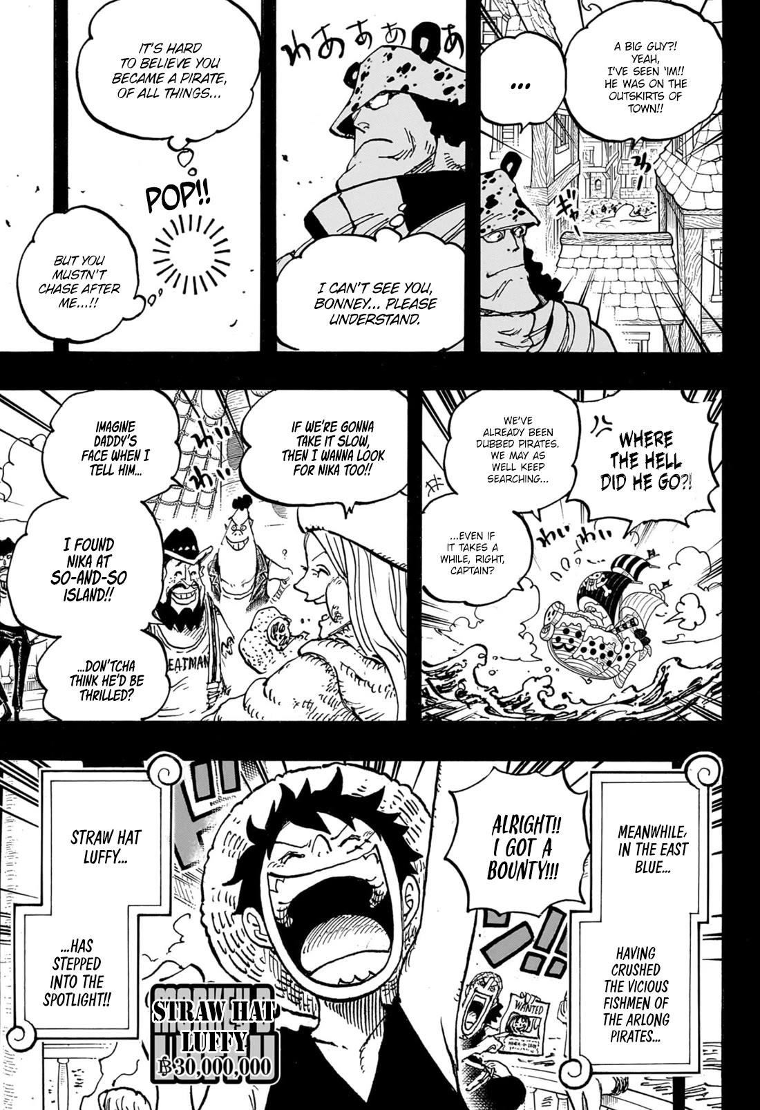 One Piece Chapter 1102 - Page 4 in English