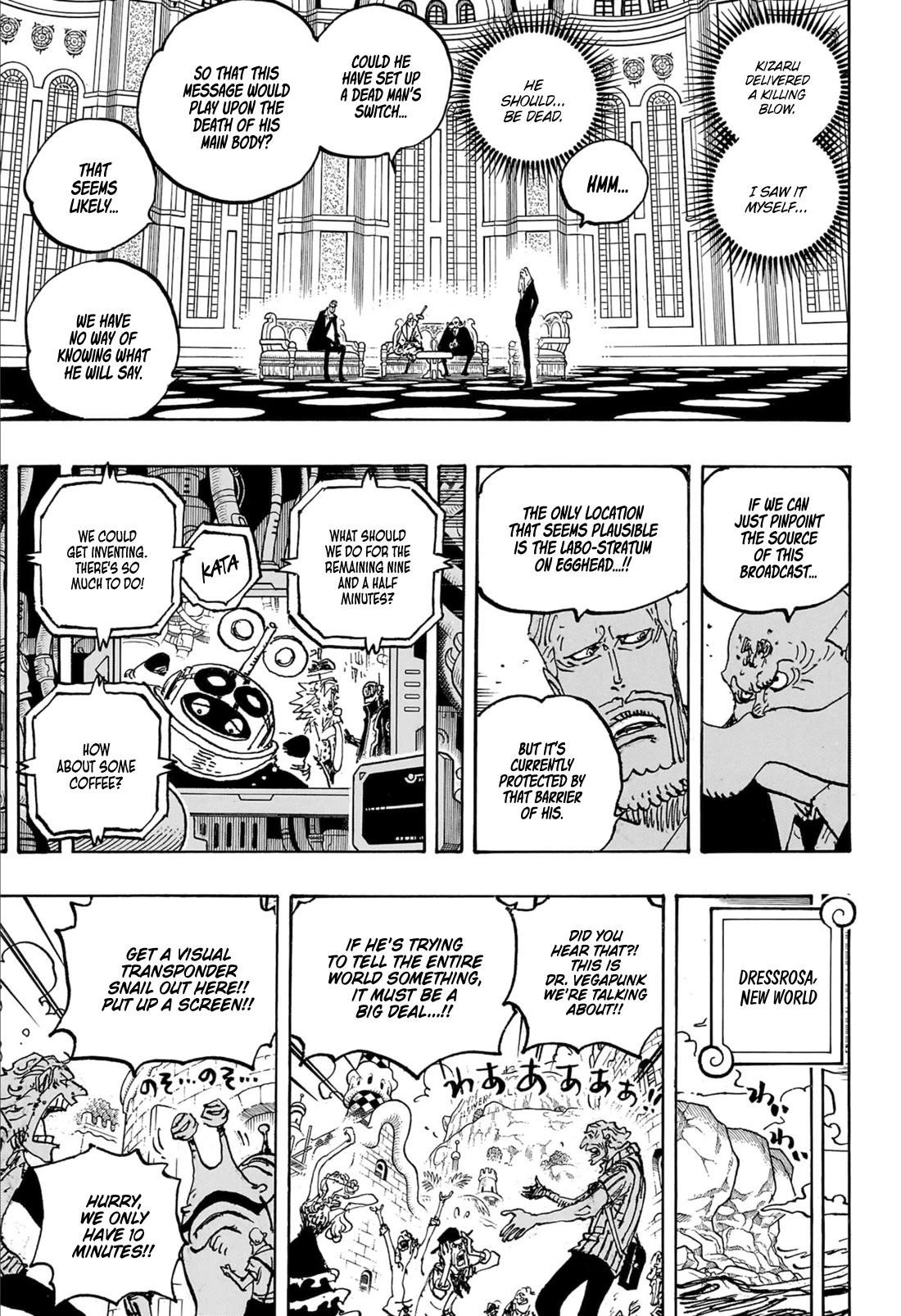 One Piece Chapter 1109 - Page 5 in English