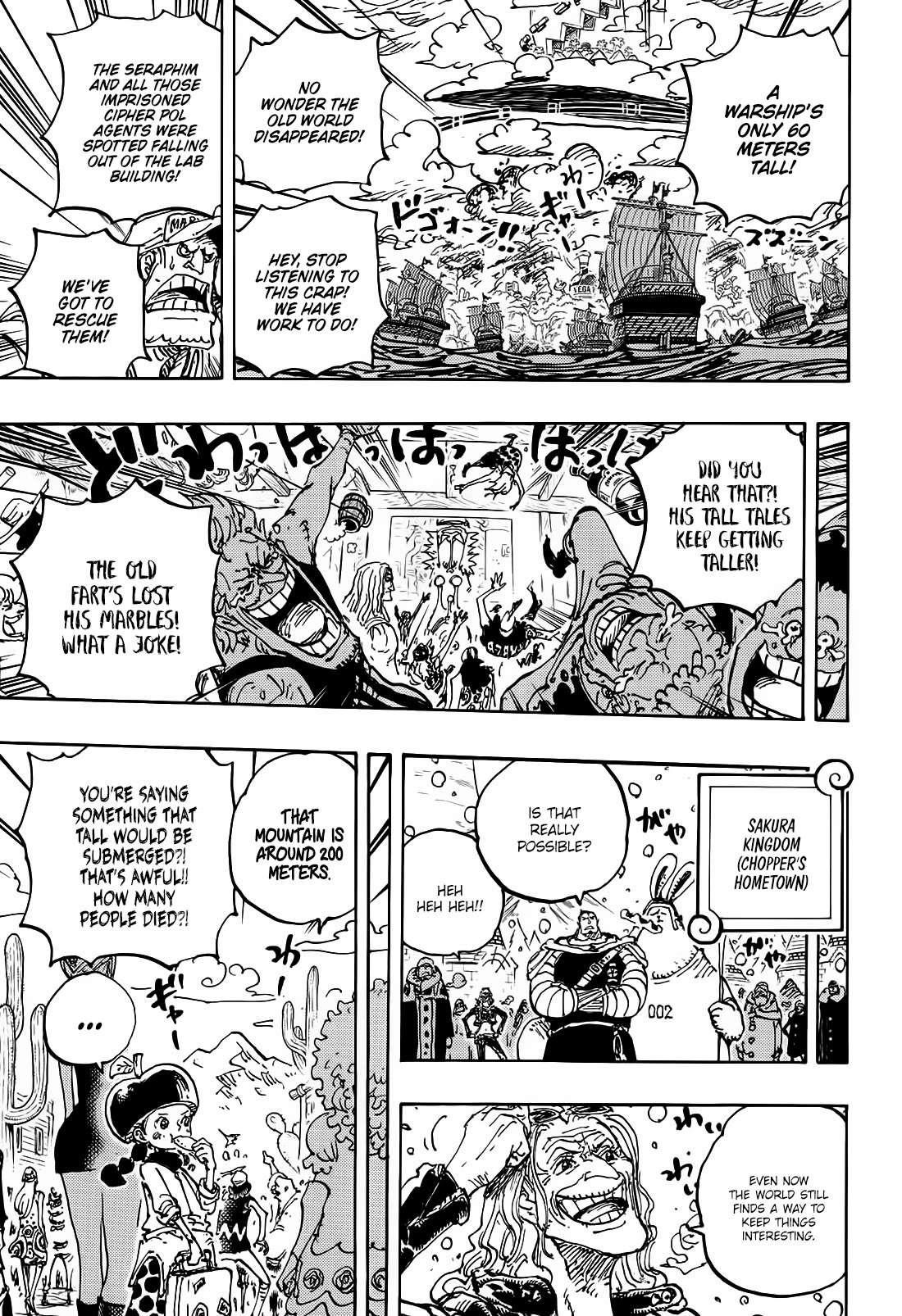 One Piece Chapter 1115 - Page 13 in English