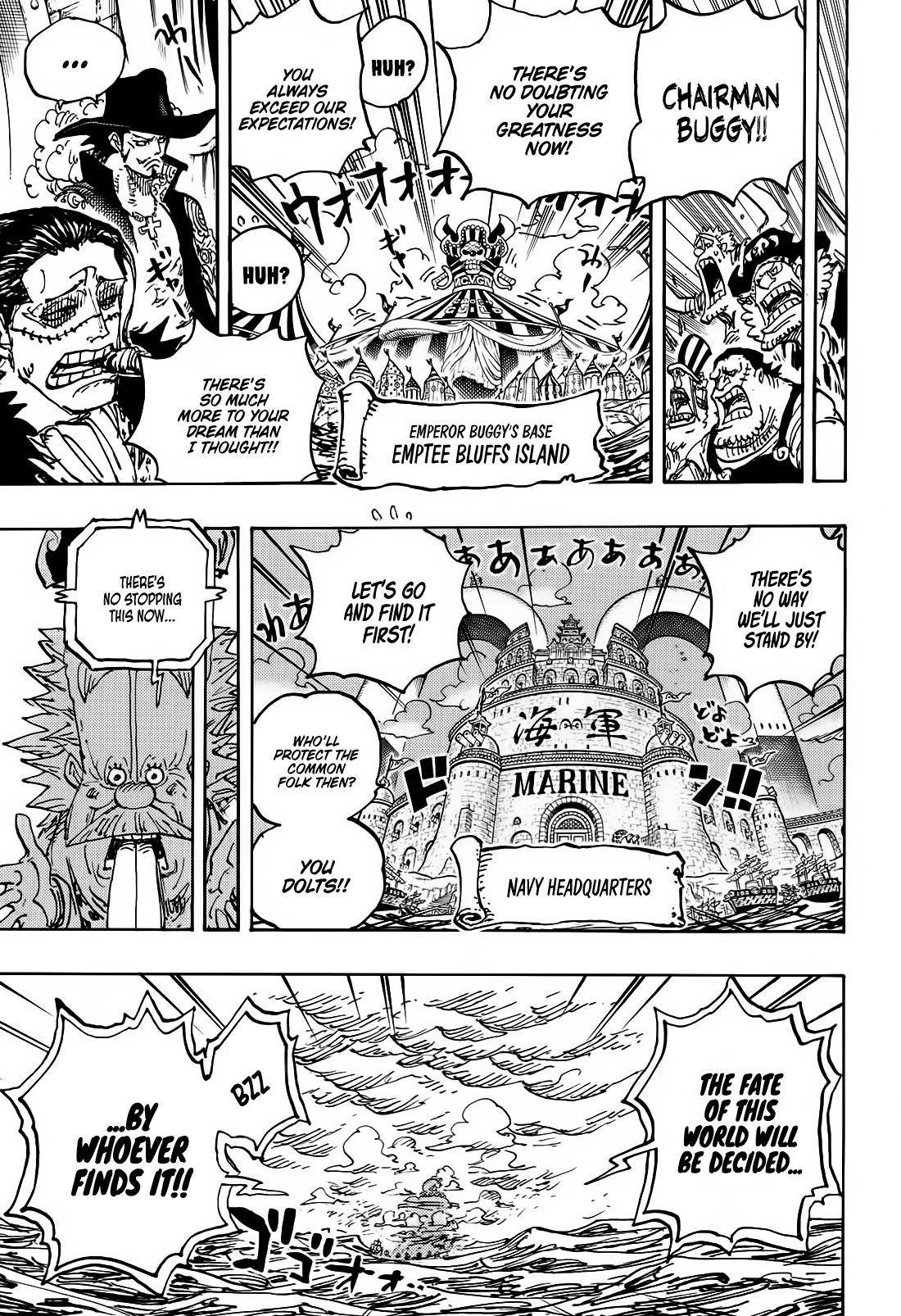 One Piece Chapter 1121 - Page 13 in English