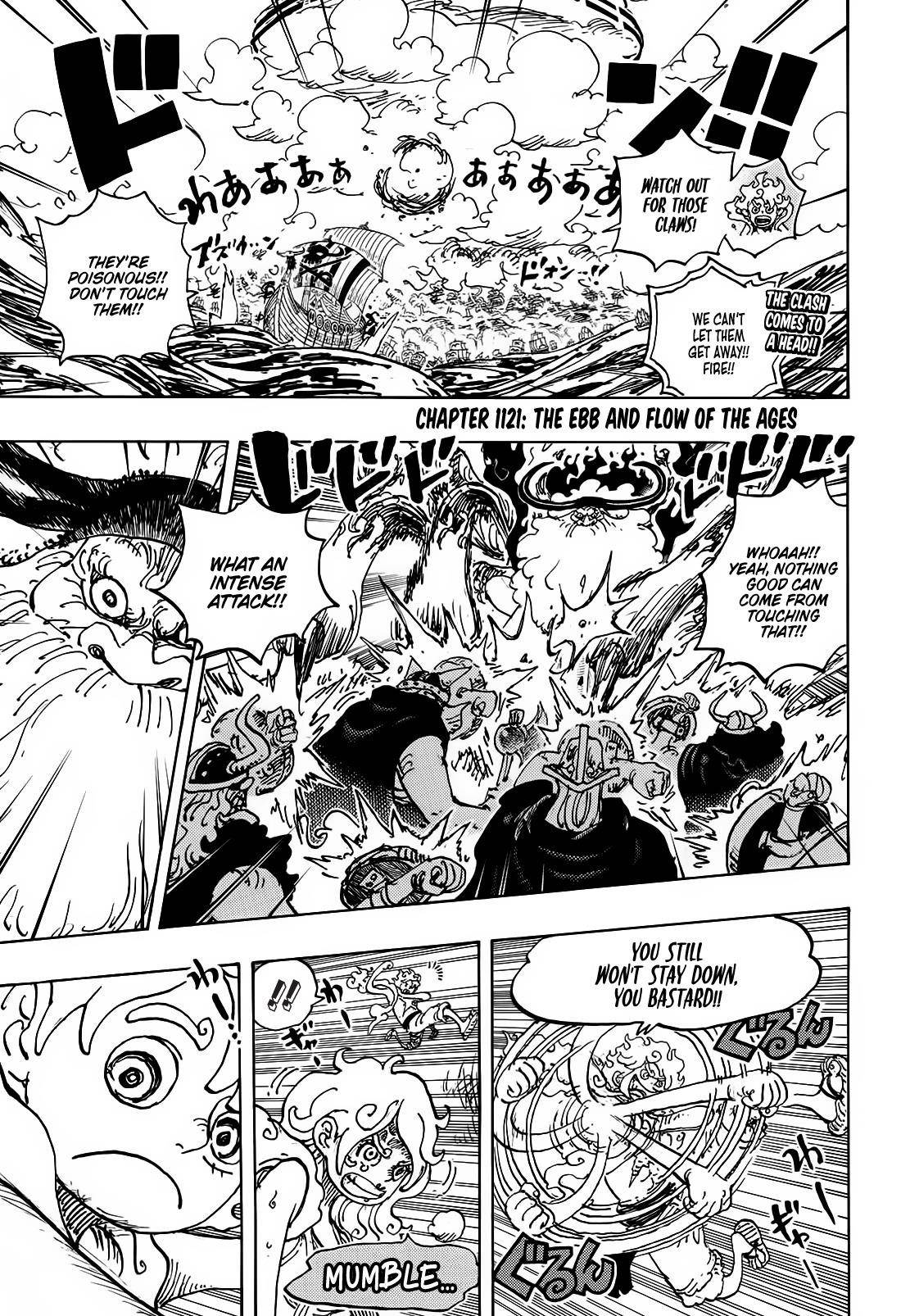 One Piece Chapter 1121 - Page 3 in English