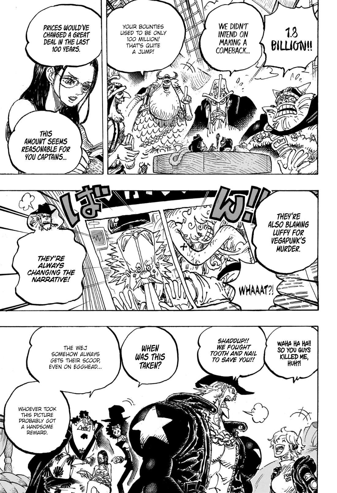One Piece Chapter 1130 - Page 9 in English