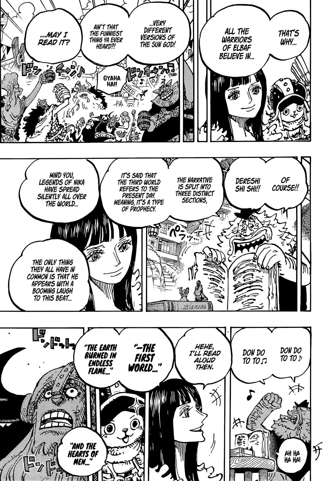 One Piece Chapter 1138 - Page 15 in English