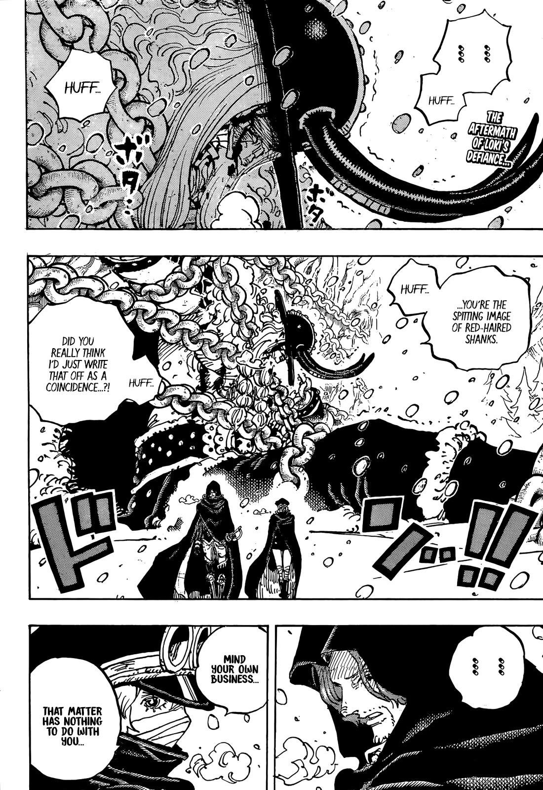 One Piece Chapter 1138 - Page 3 in English