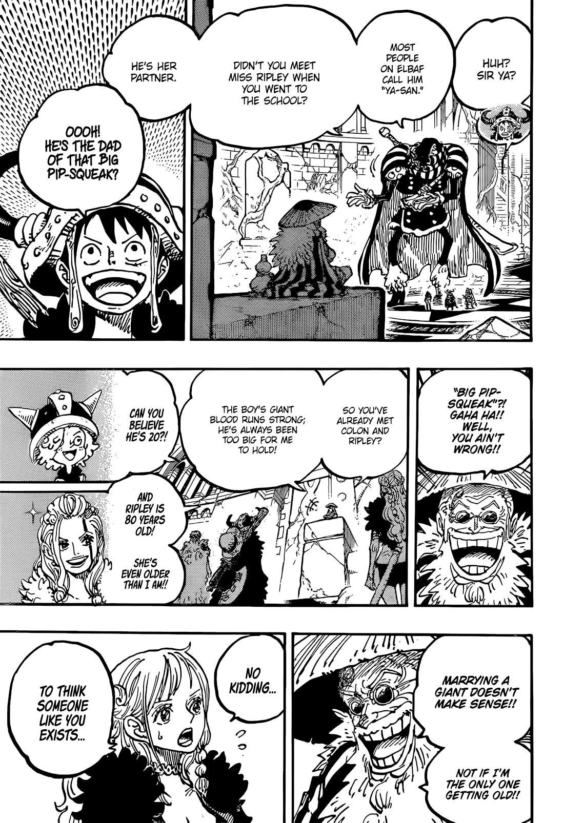One Piece Chapter 1139 - Page 8 in English