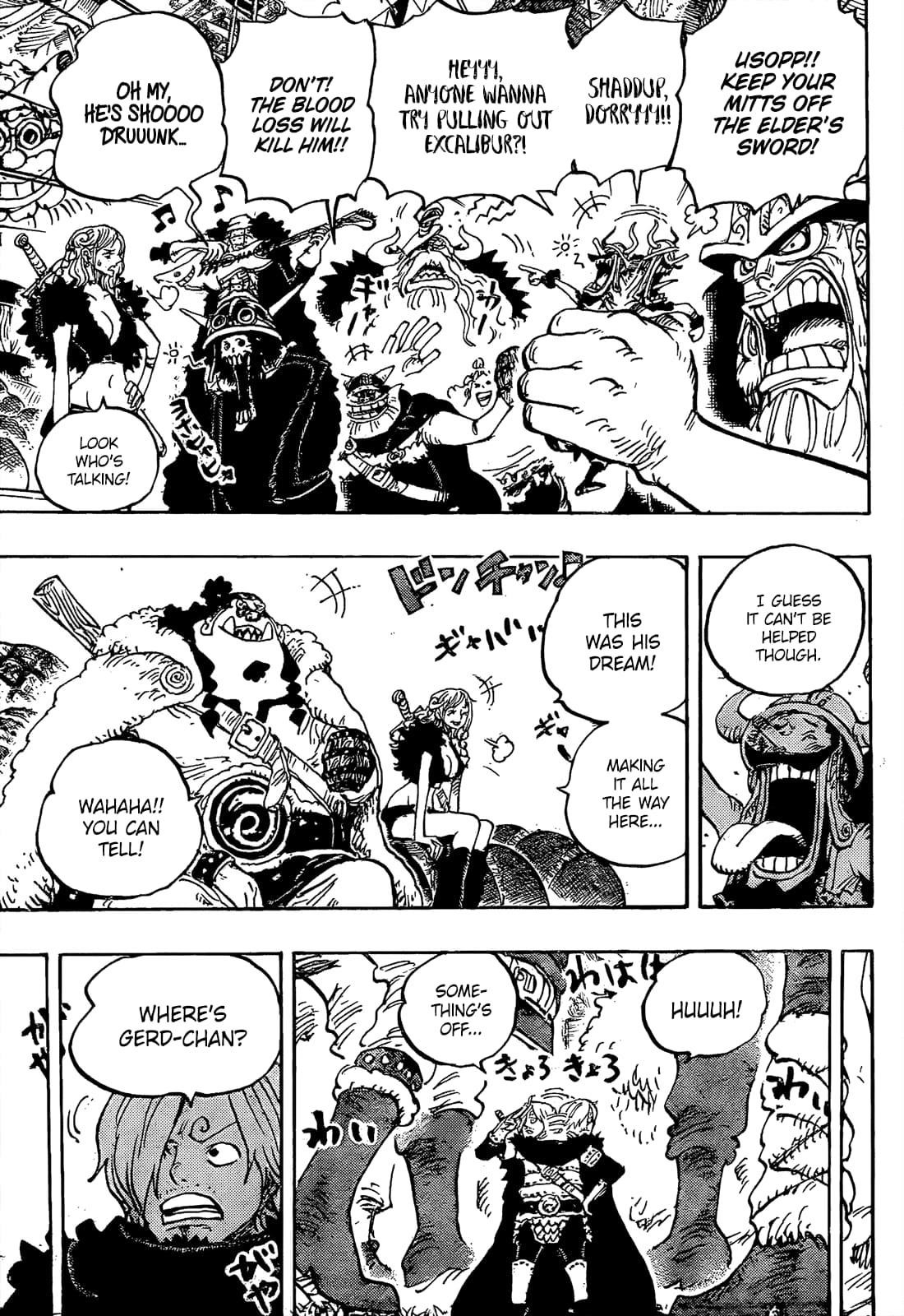 One Piece Chapter 1141 - Page 6 in English
