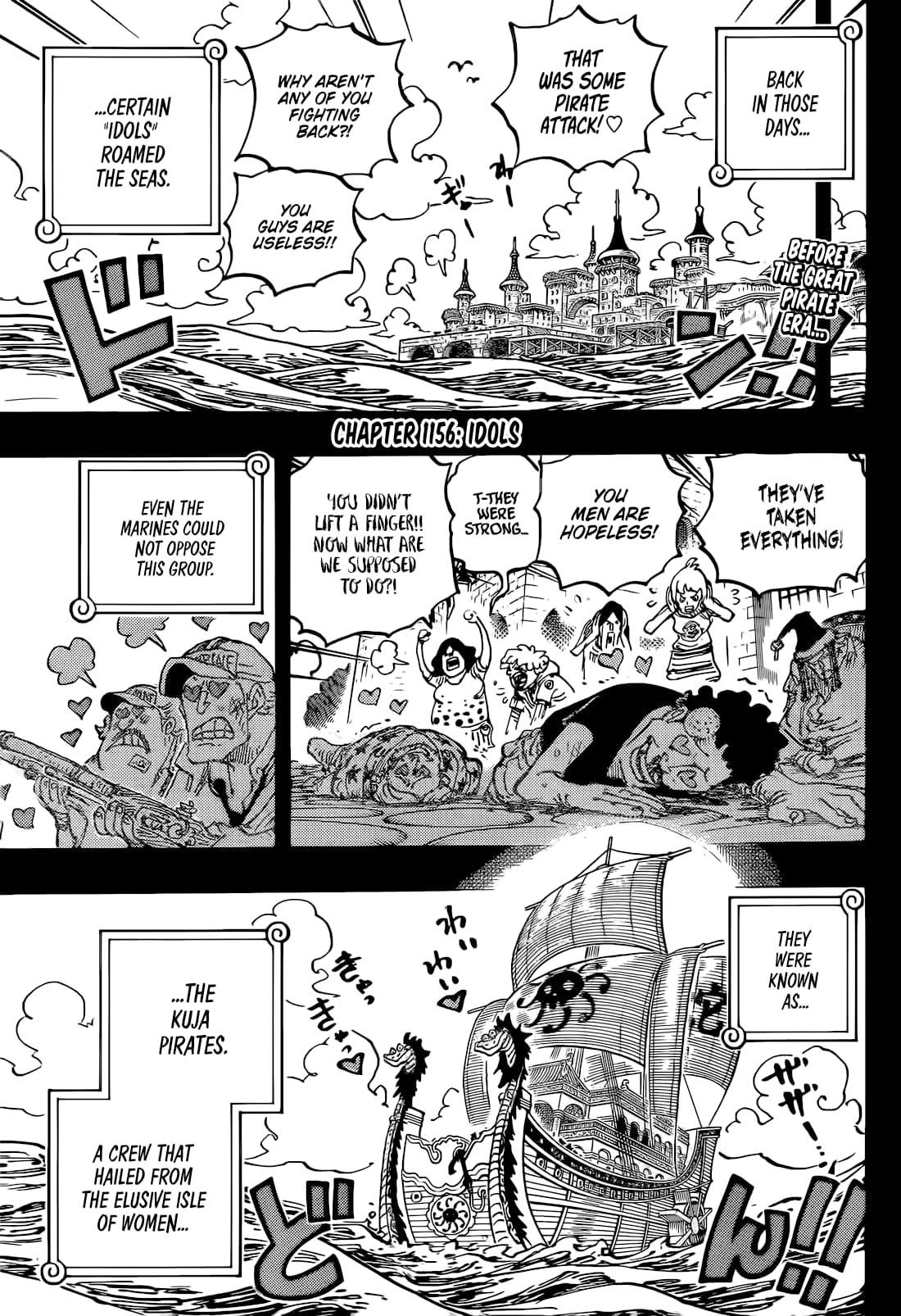 One Piece Chapter 1156 - Page 4 in English