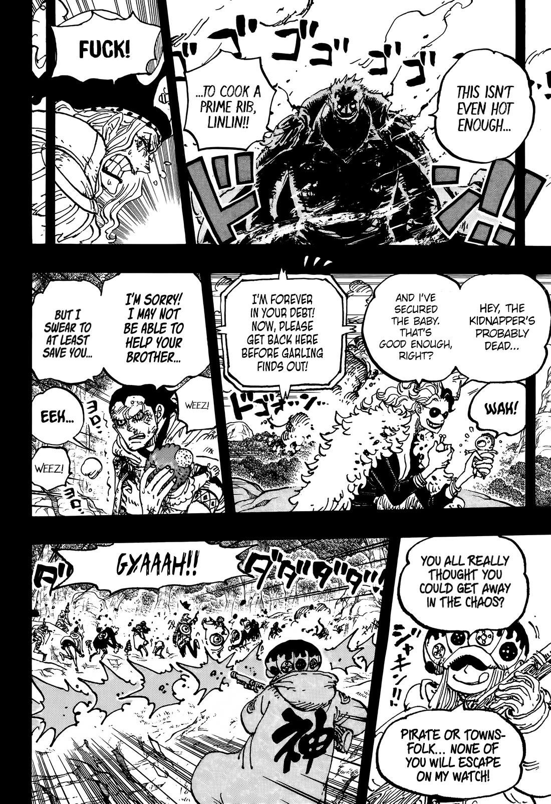 One Piece Chapter 1161 - Page 10 in English