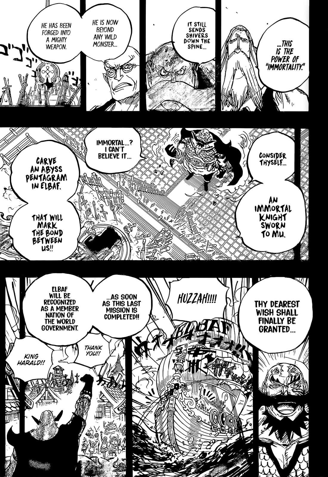 One Piece Chapter 1168 - Page 12 in English