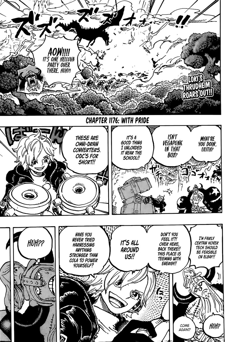 One Piece Chapter 1176 - Page 3 in English