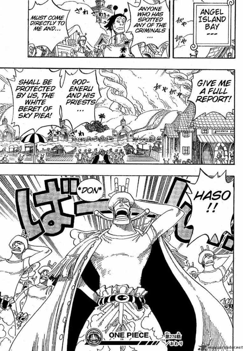 One Piece Chapter 276 - Page 19 in English