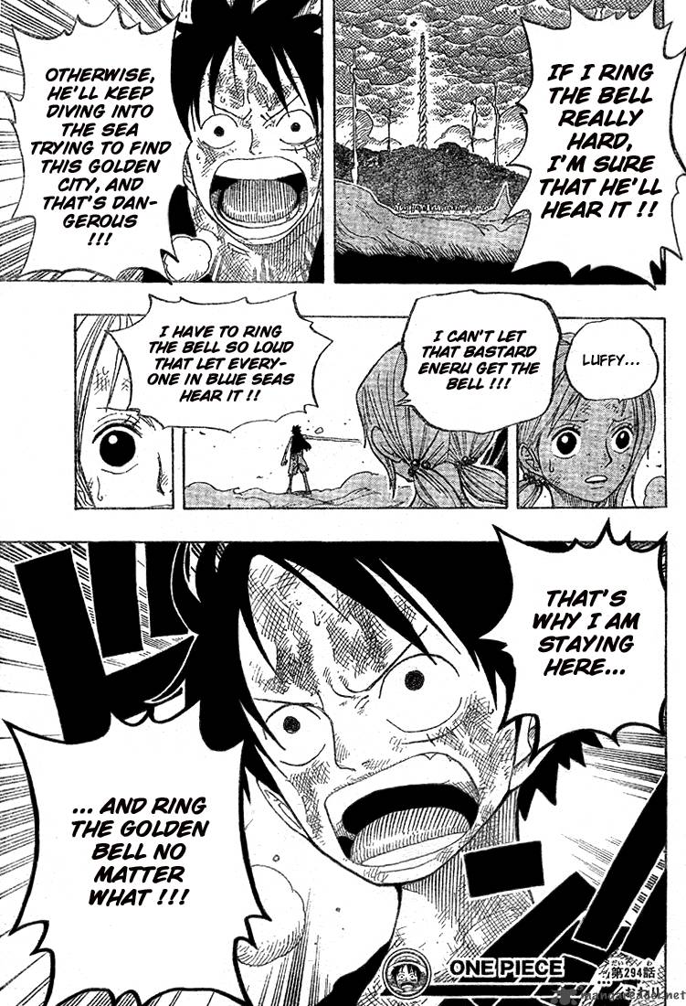 One Piece Chapter 294 - Page 18 in English