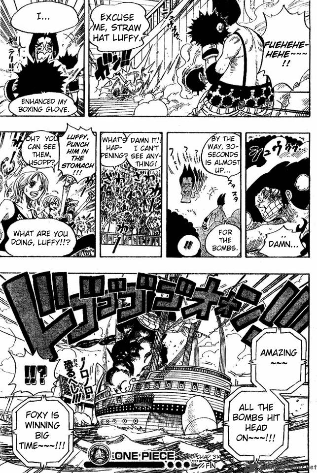 One Piece Chapter 314 - Page 19 in English