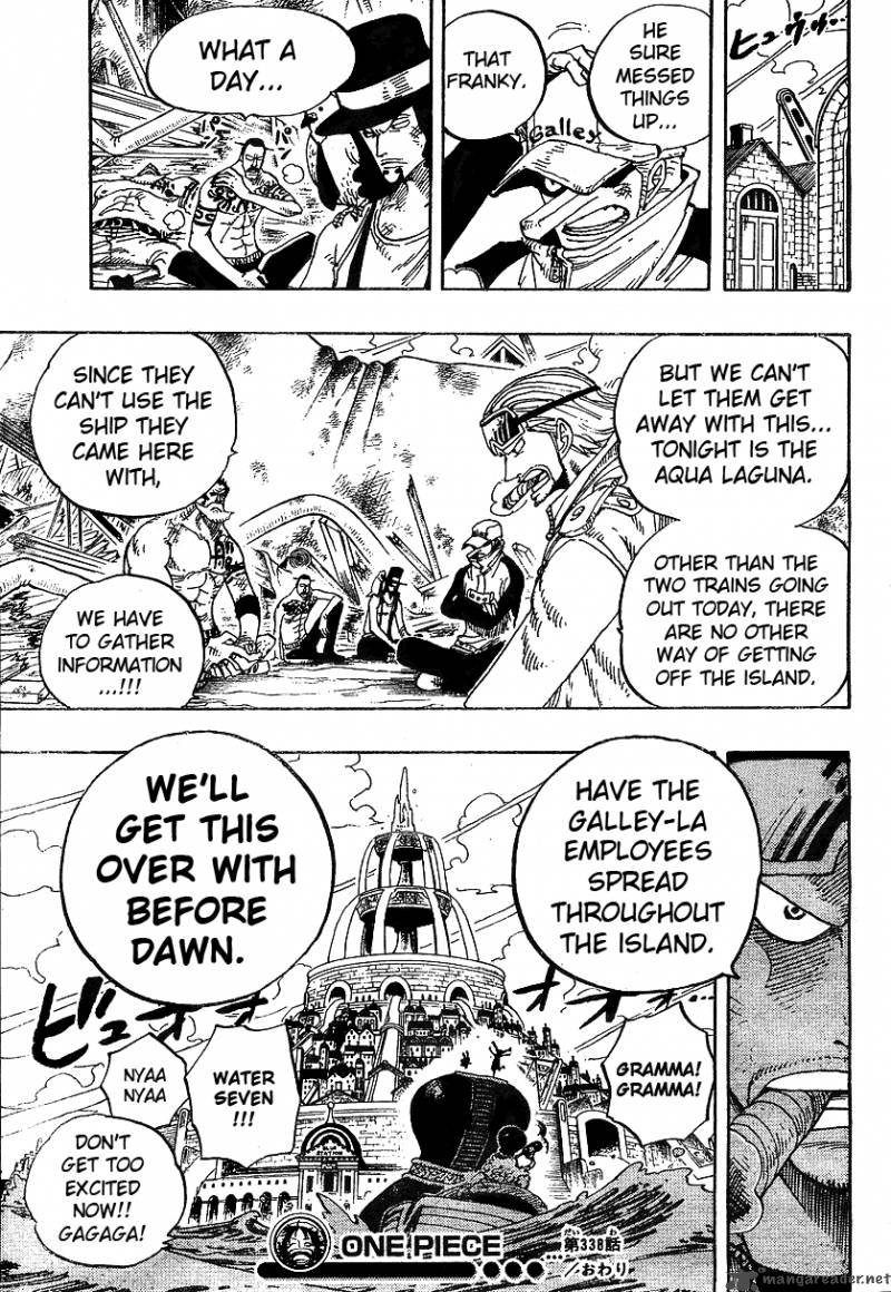 One Piece Chapter 338 - Page 18 in English