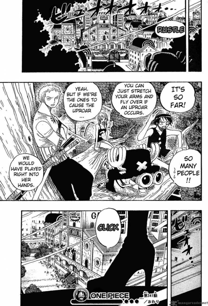 One Piece Chapter 341 - Page 19 in English