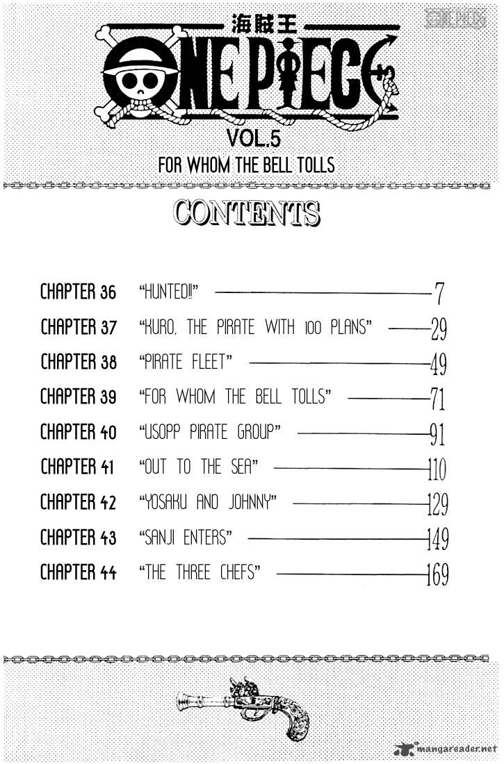 One Piece Chapter 36 - Page 4 in English
