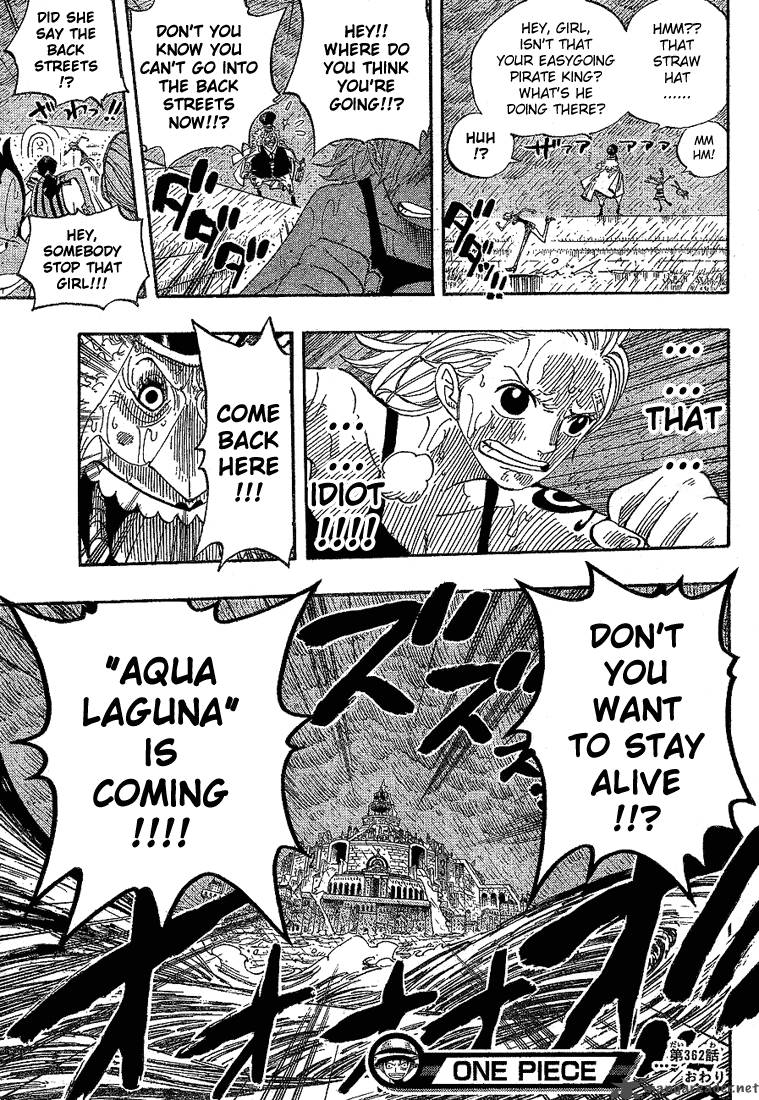 One Piece Chapter 362 - Page 19 in English