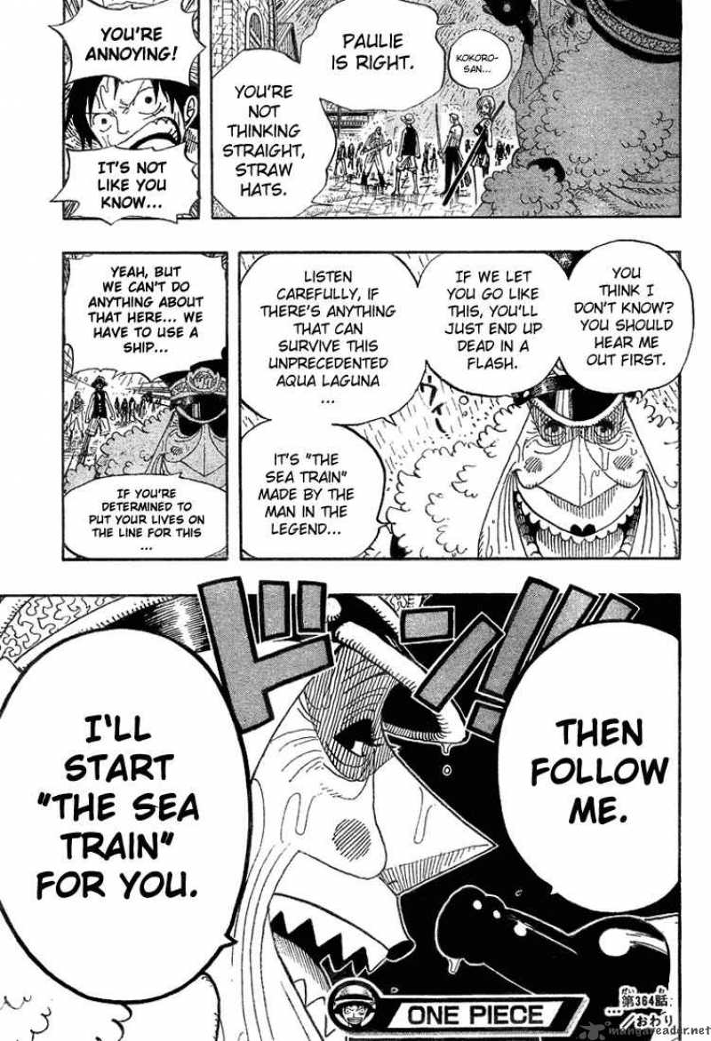 One Piece Chapter 364 - Page 17 in English