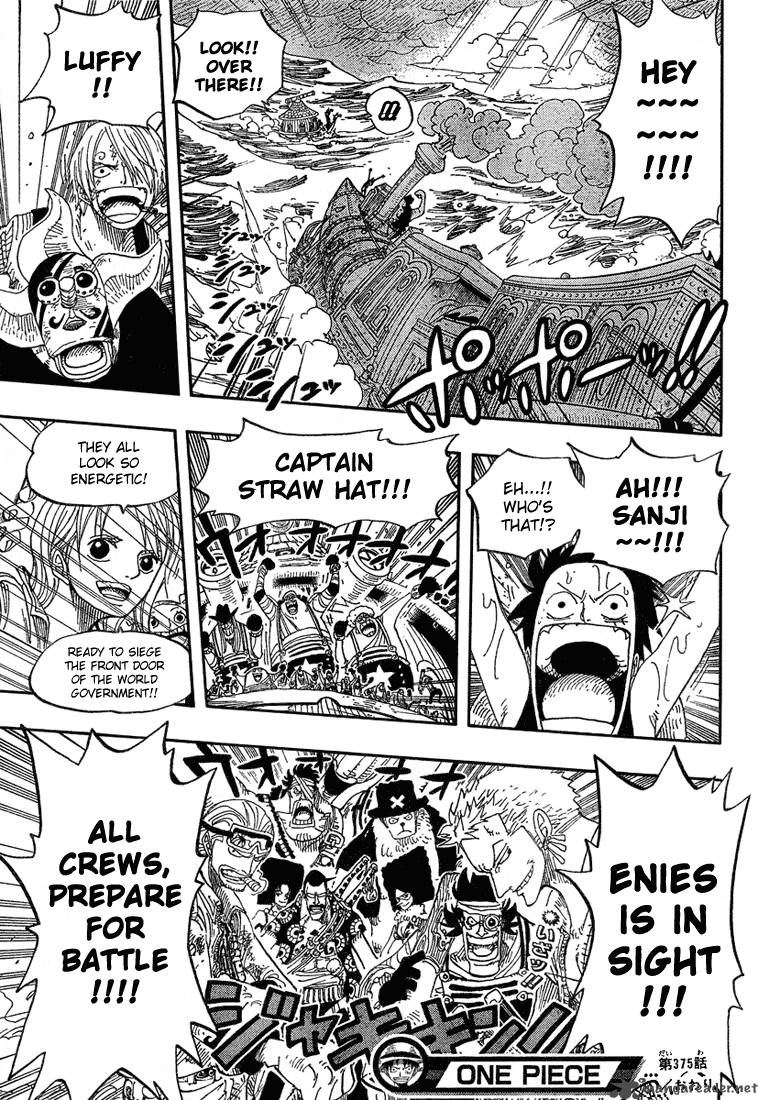 One Piece Chapter 375 - Page 17 in English