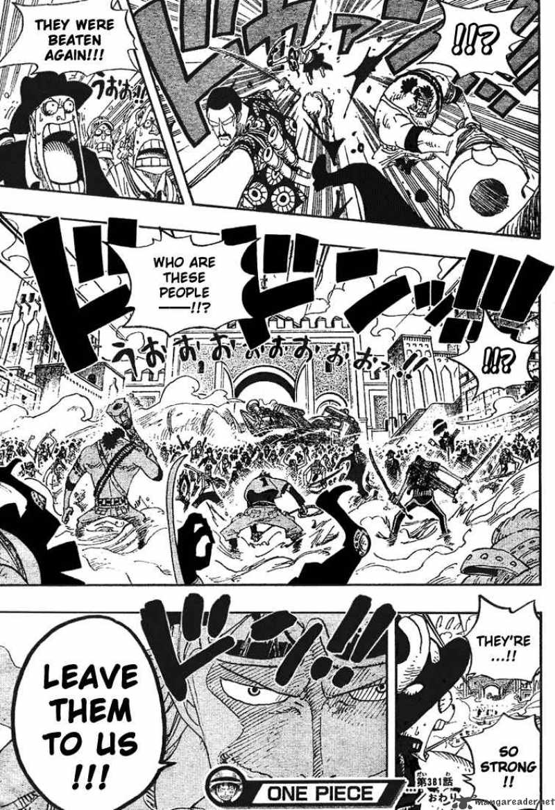 One Piece Chapter 381 - Page 18 in English