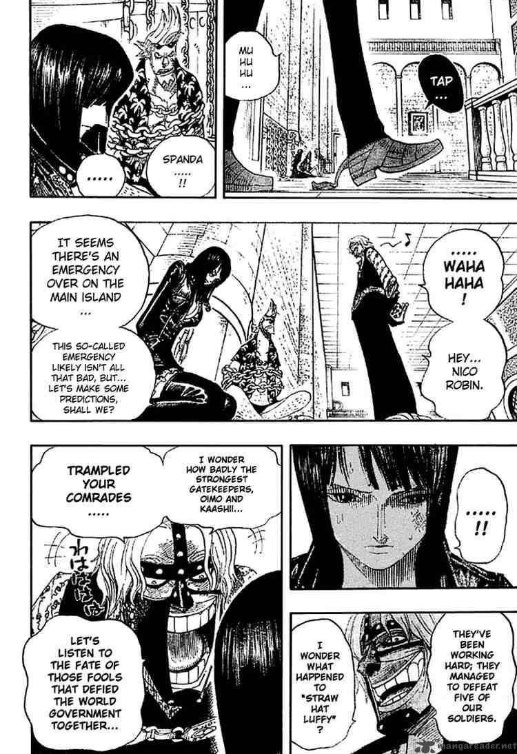 One Piece Chapter 386 - Page 4 in English
