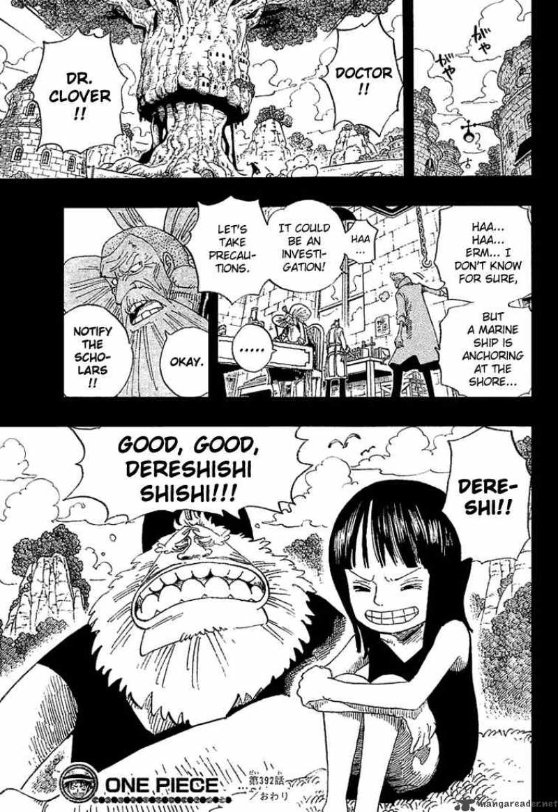 One Piece Chapter 392 - Page 19 in English
