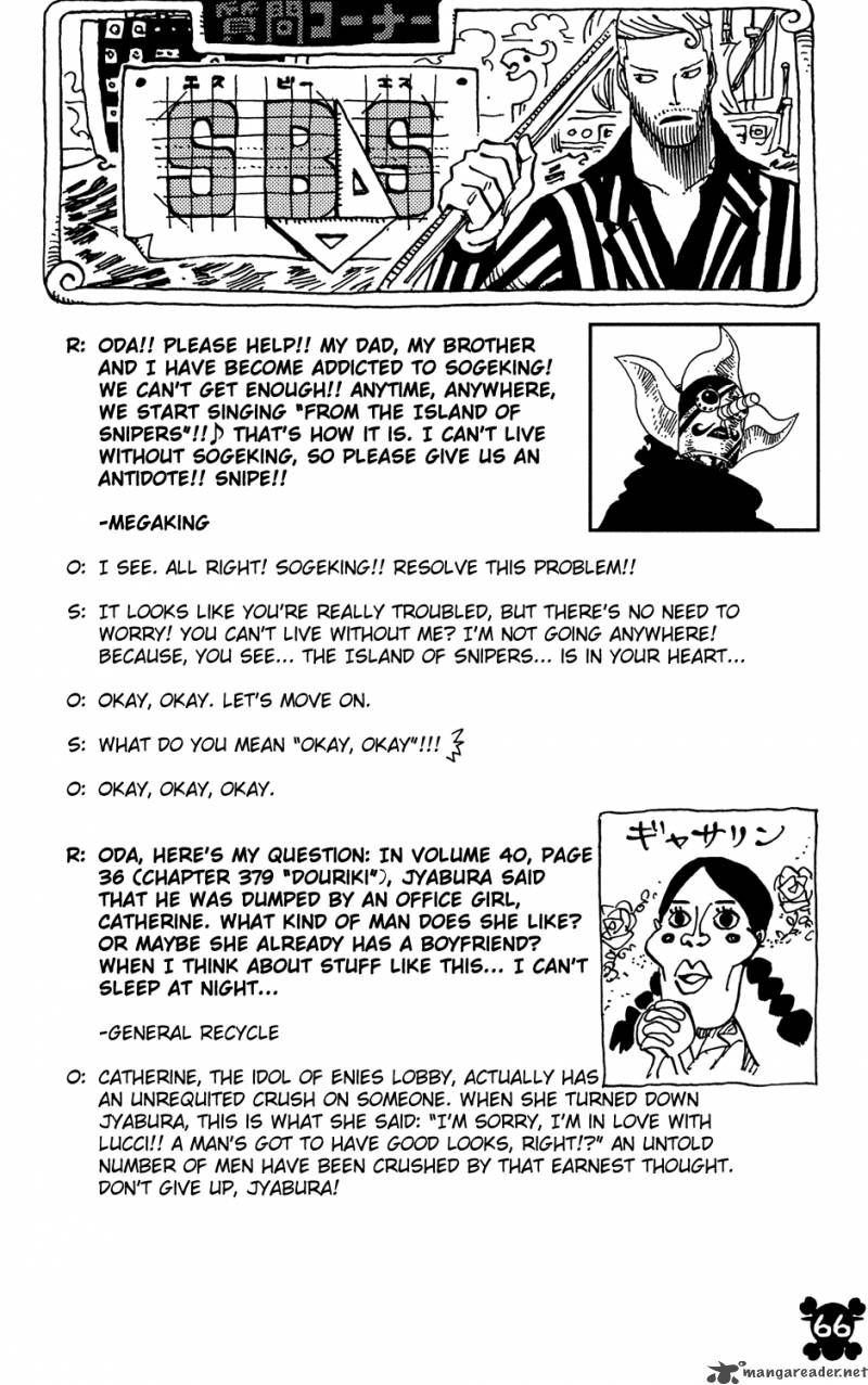 One Piece Chapter 402 - Page 19 in English