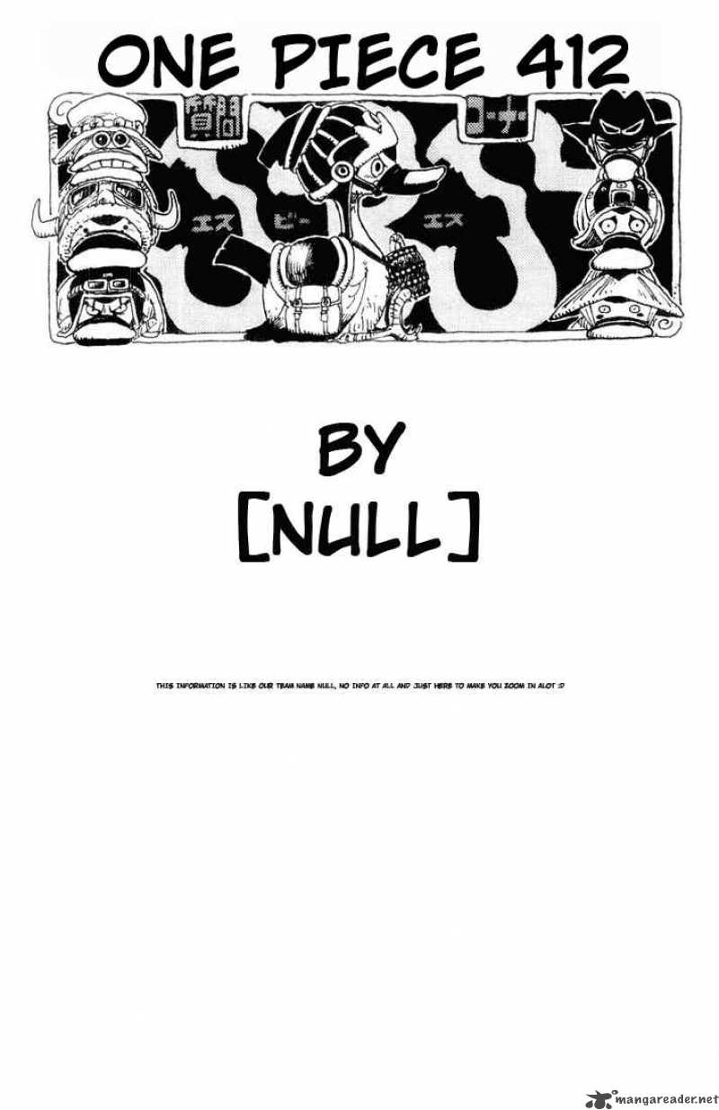 One Piece Chapter 412 - Page 19 in English