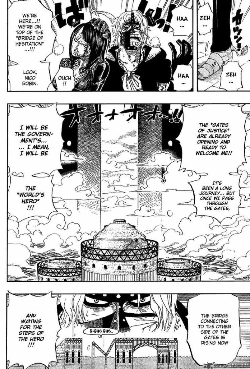 One Piece Chapter 416 - Page 4 in English