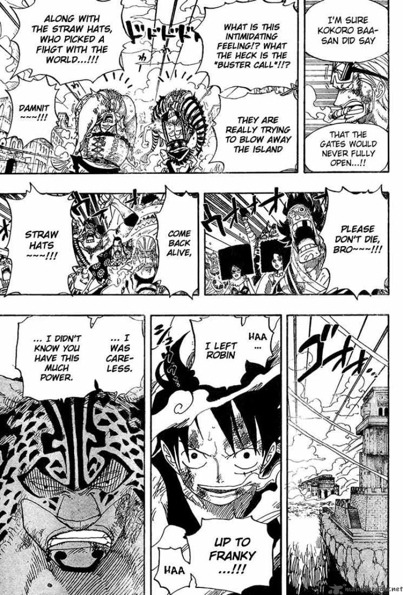 One Piece Chapter 419 - Page 3 in English