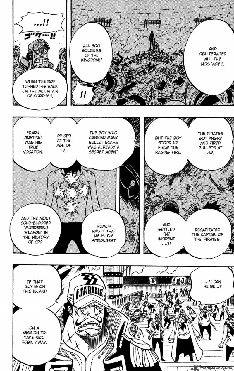 One Piece Chapter 422 - Page 4 in English