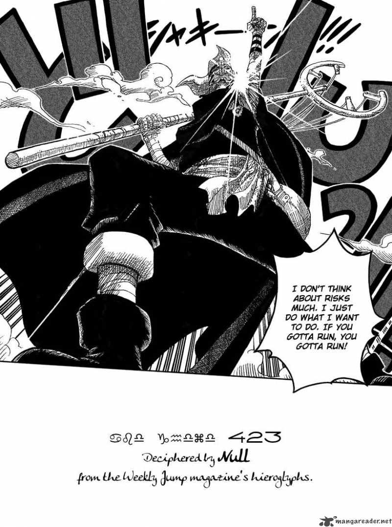 One Piece Chapter 423 - Page 19 in English