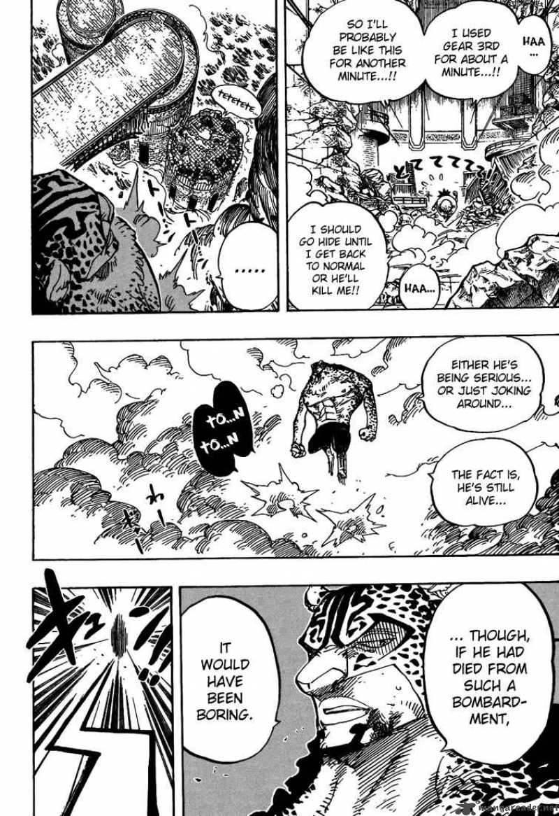 One Piece Chapter 423 - Page 4 in English
