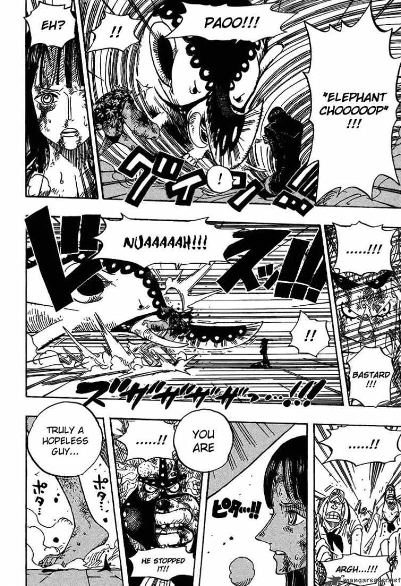One Piece Chapter 423 - Page 8 in English