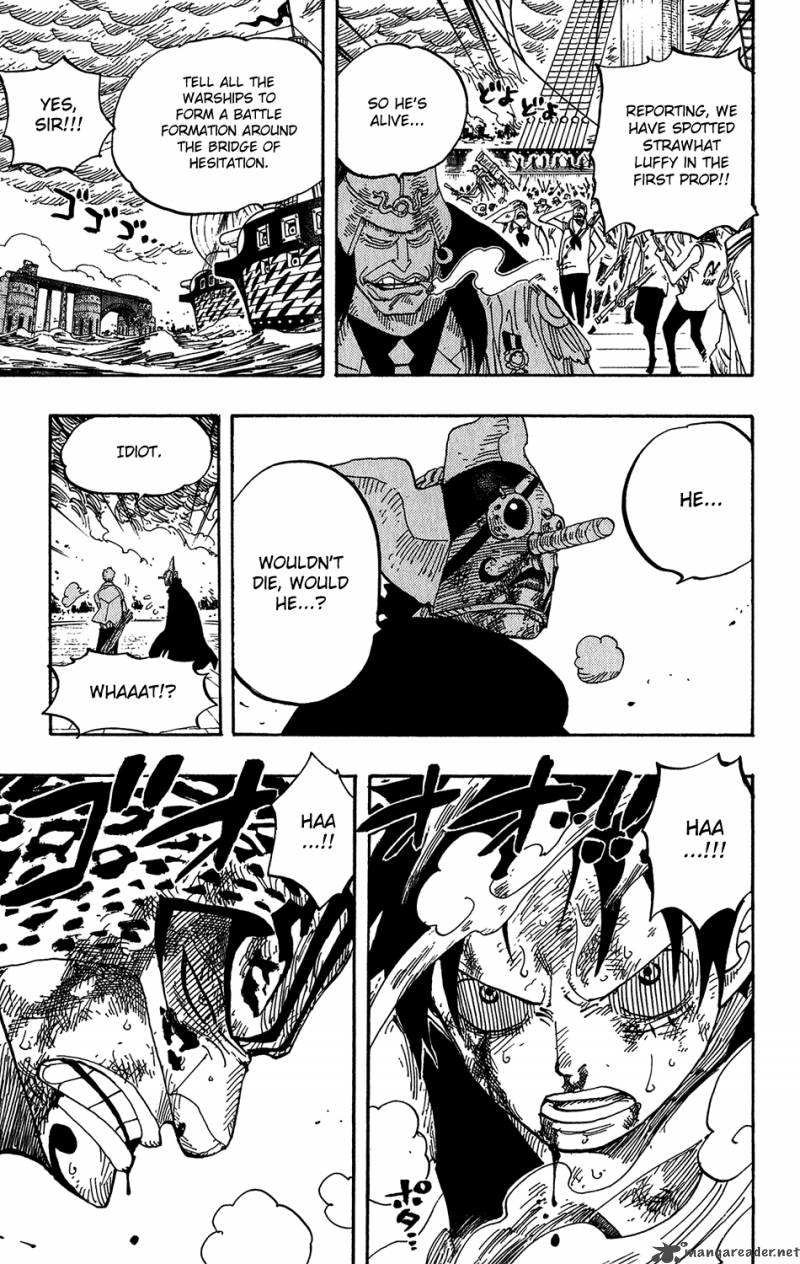 One Piece Chapter 425 - Page 17 in English
