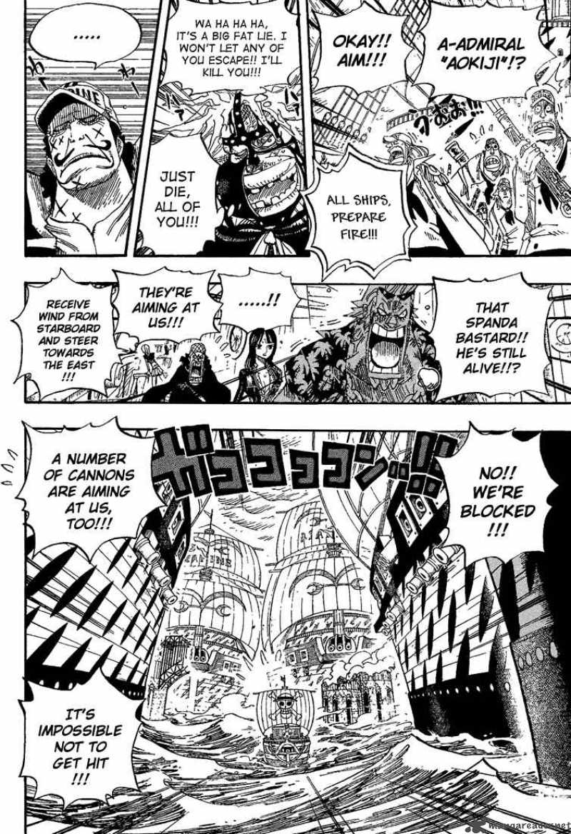 One Piece Chapter 429 - Page 6 in English