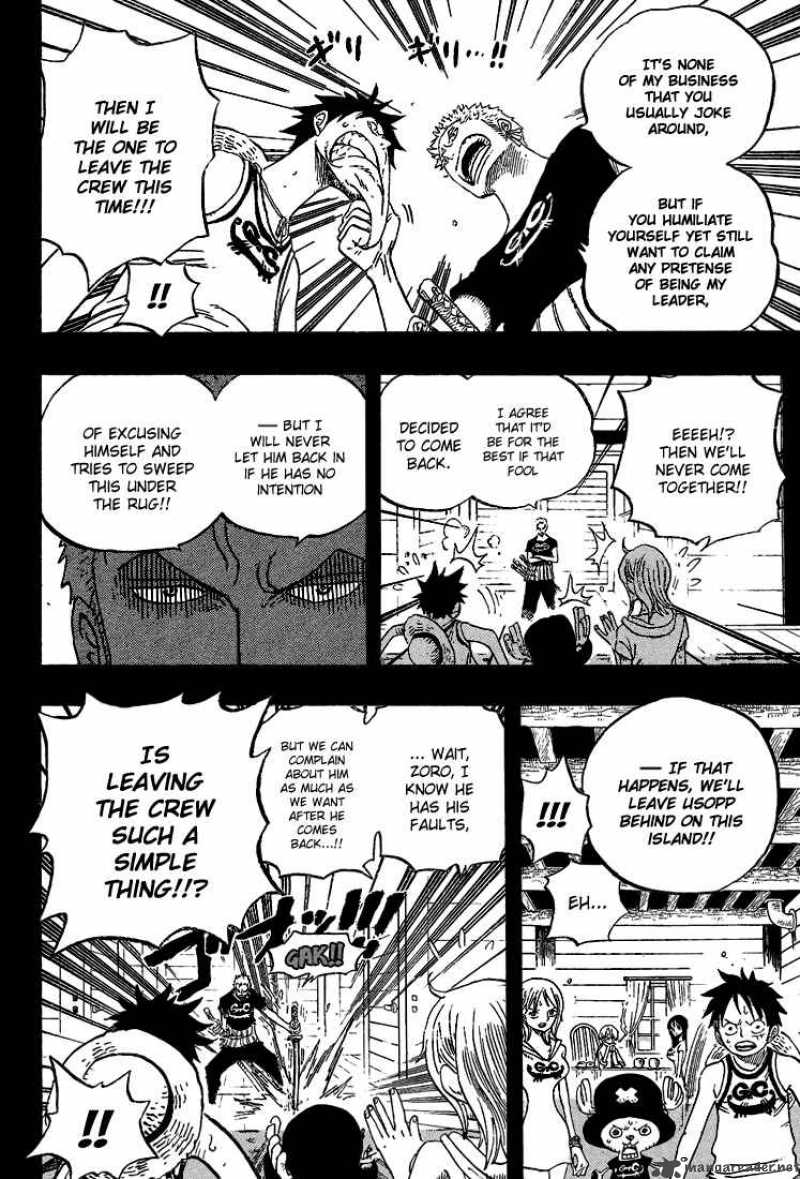 One Piece Chapter 438 - Page 4 in English