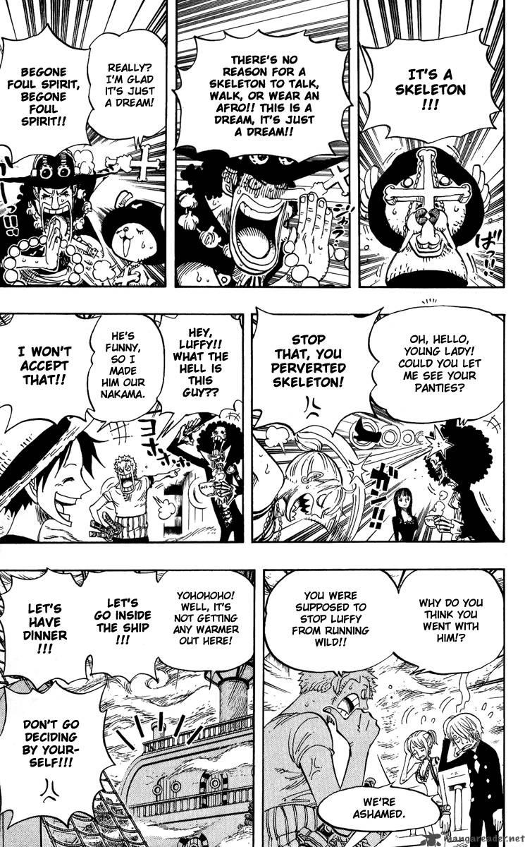One Piece Chapter 443 - Page 3 in English