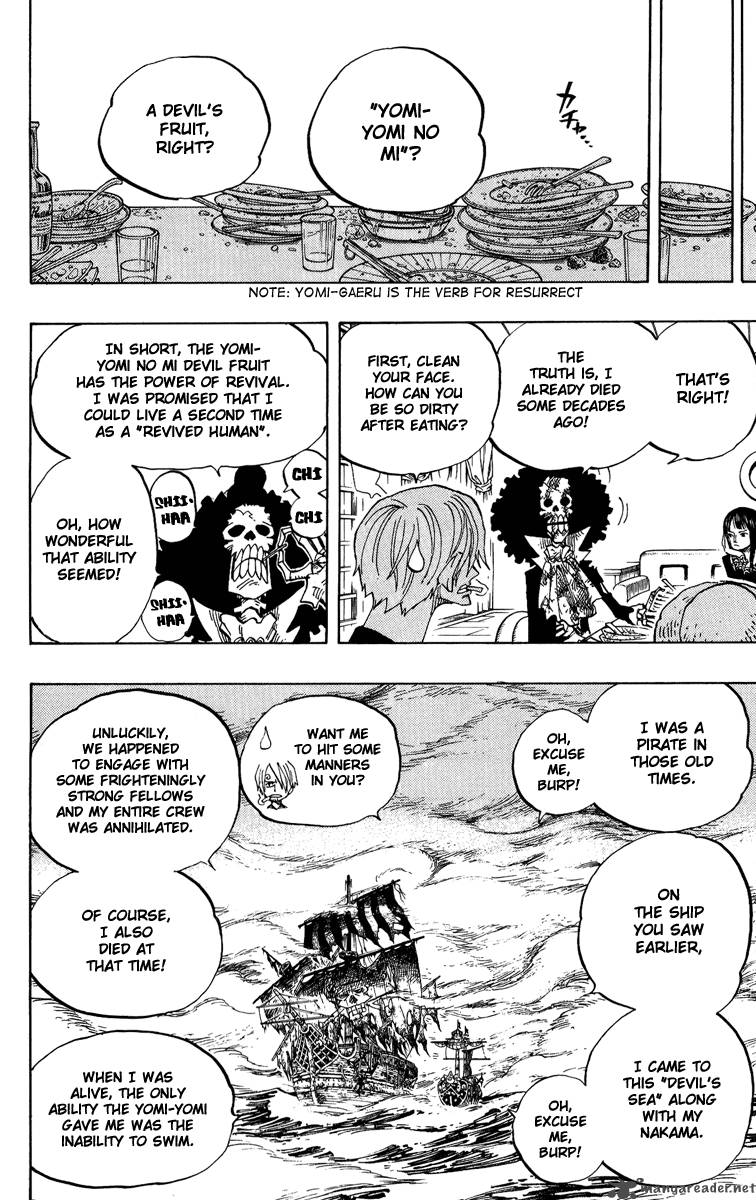 One Piece Chapter 443 - Page 6 in English