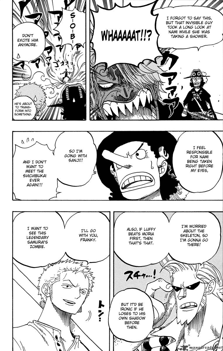 One Piece Chapter 460 - Page 14 in English