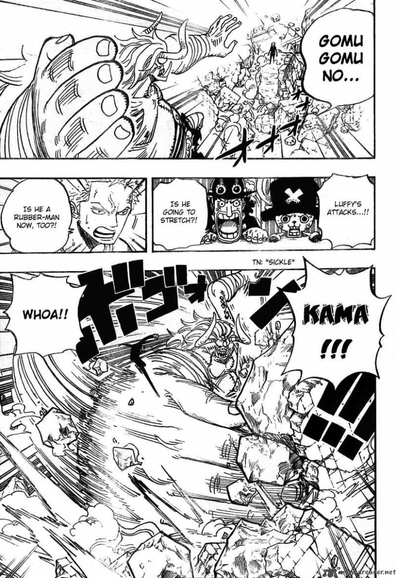 One Piece Chapter 470 - Page 4 in English
