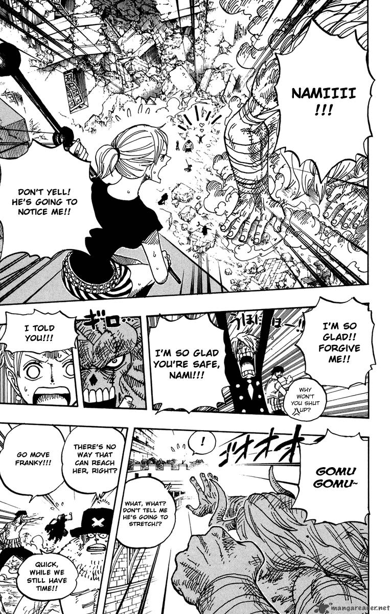 One Piece Chapter 475 - Page 15 in English