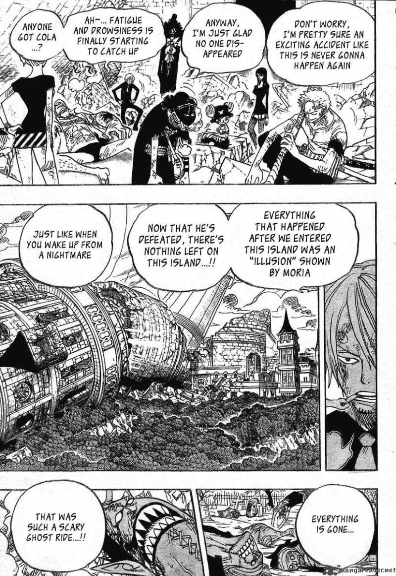 One Piece Chapter 483 - Page 9 in English